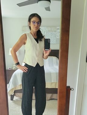 Elegant Cream Vest